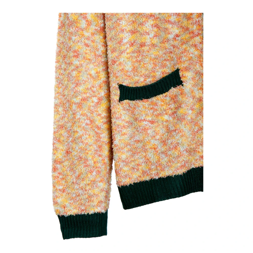 Brain Dead Gestreepte Cardigan met V-hals Multicolor Heren