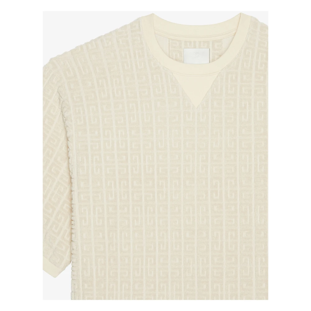 Givenchy Beige T-shirts en Polos met 4G Patroon Beige Heren