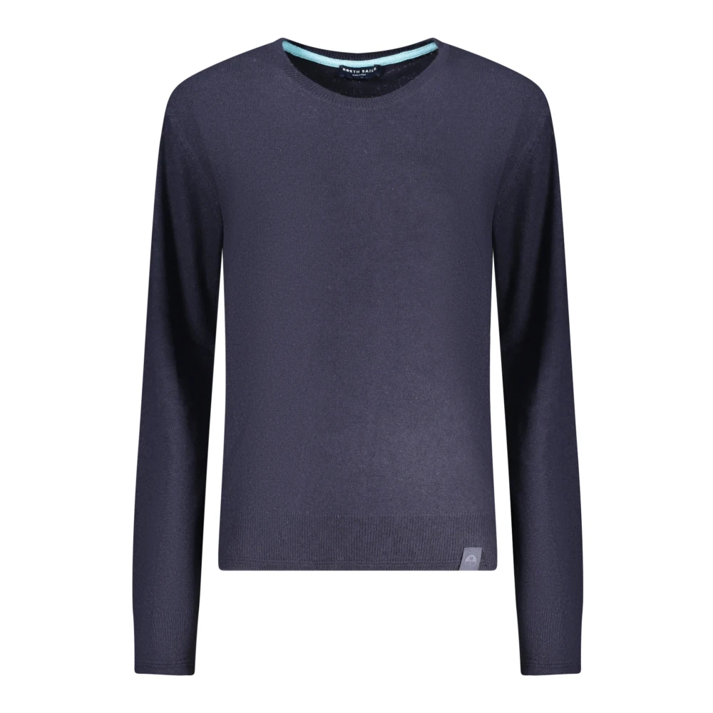 North Sails Men's Blue Round-Neck Knitwear, L, Crew Neck Jumper
