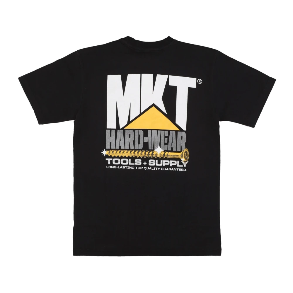 Market Vintage Black Zak Tee Heren T-shirt Black Heren