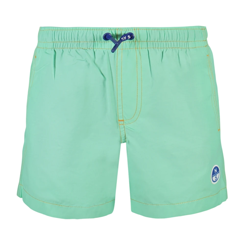 North Sails Swim Boxer Shorts Basic Volley Cm 27 - Male - Kids Swimming Trunks - Green - 10 Y - Kids
