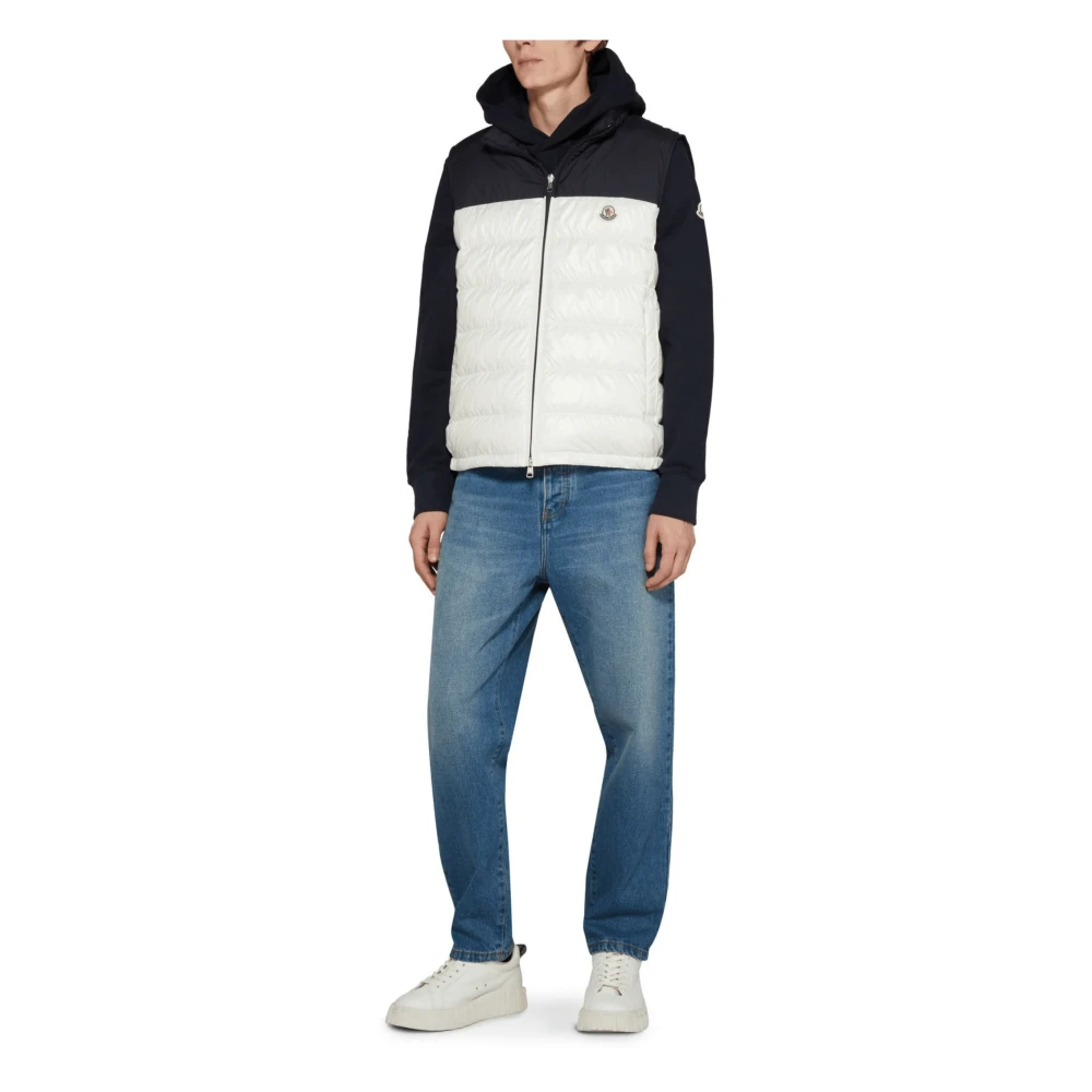 Moncler Ecru Donsvest Cerces Stijlvol Beige Heren