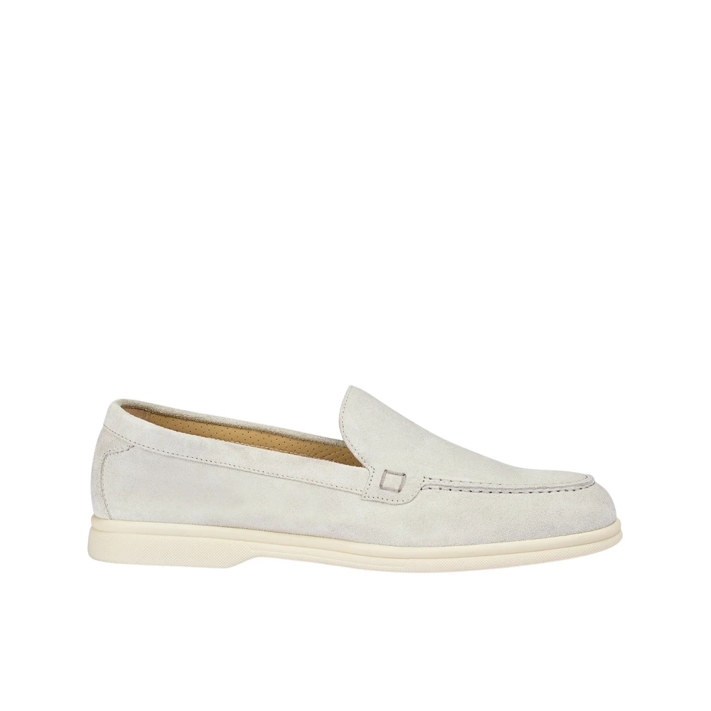 Doucal's Gray Suede Loafer - Female - Loafers - 6 1/2 Uk - Shoes