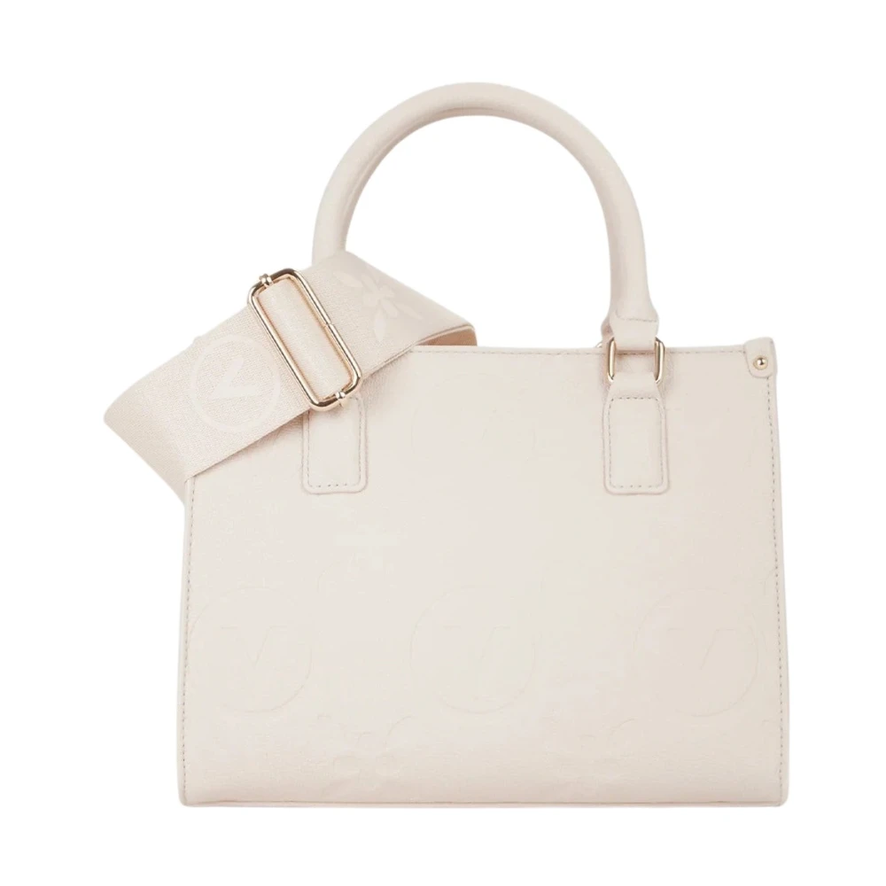 Valentino By Mario Valentino Women's Beige Handbags, One Size, Samba Re Ecru Shoulder Bag