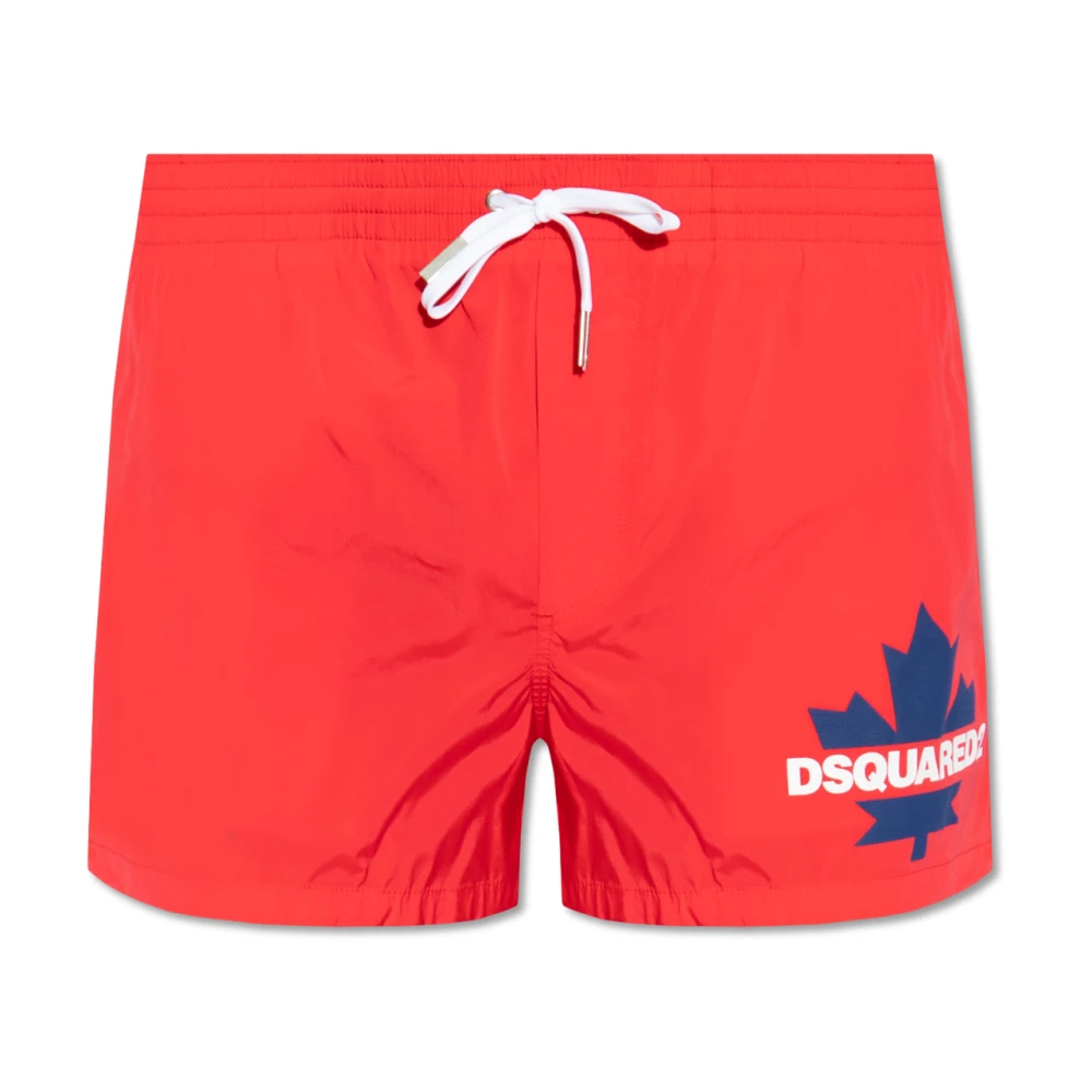 Dsquared2 Hombre Rojo Trajes De Baño, Talla: Xs