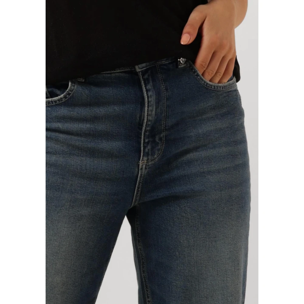 MOS MOSH Blauwe Wide Leg Jeans Blue Dames