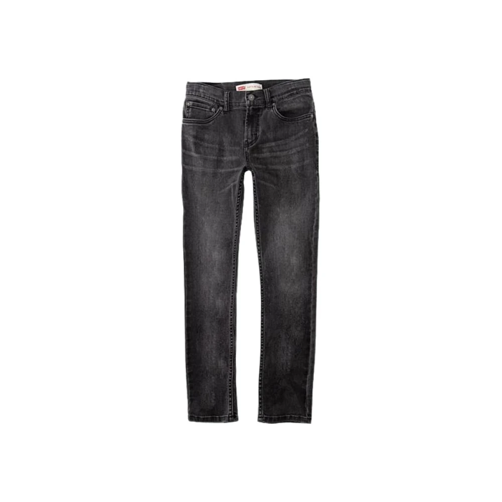 Levi's Svarta 512 Slim Taper Jeans Black, Pojke