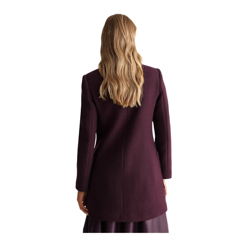 Liu Jo Stijlvolle Winterjas Purple Dames