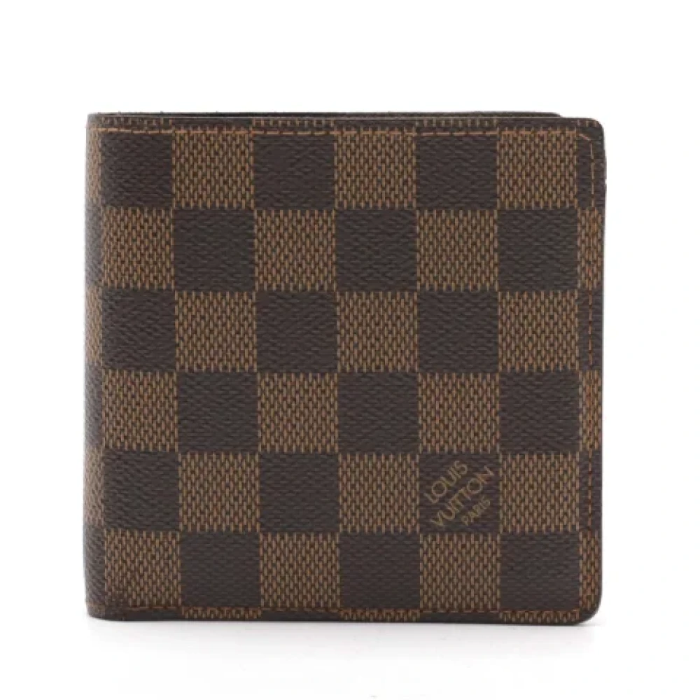 Louis Vuitton Vintage Pre-owned Canvas wallets Brown Heren