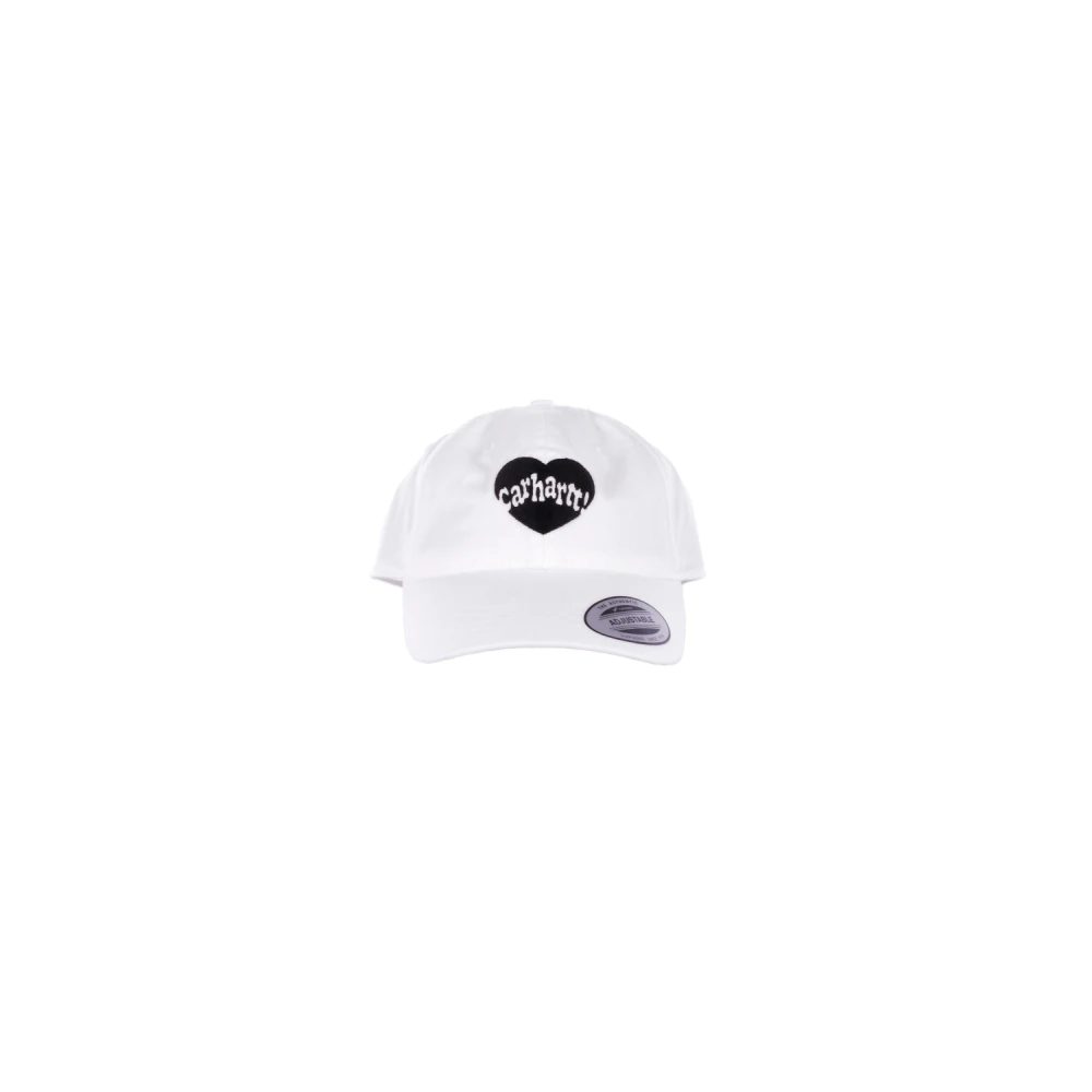 Carhartt WIP Witte Logo Voorhoed Katoen White Heren