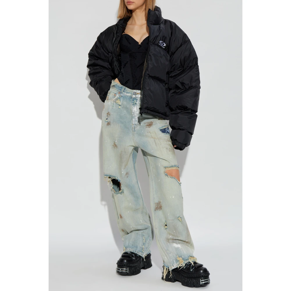 Vetements Pufferjas Black Dames