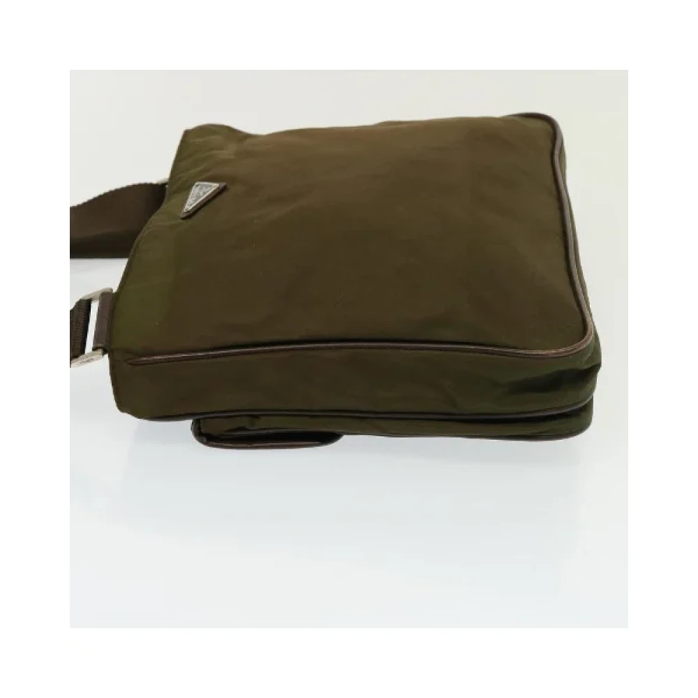 Prada Vintage Pre-owned Fabric prada-bags Brown Dames