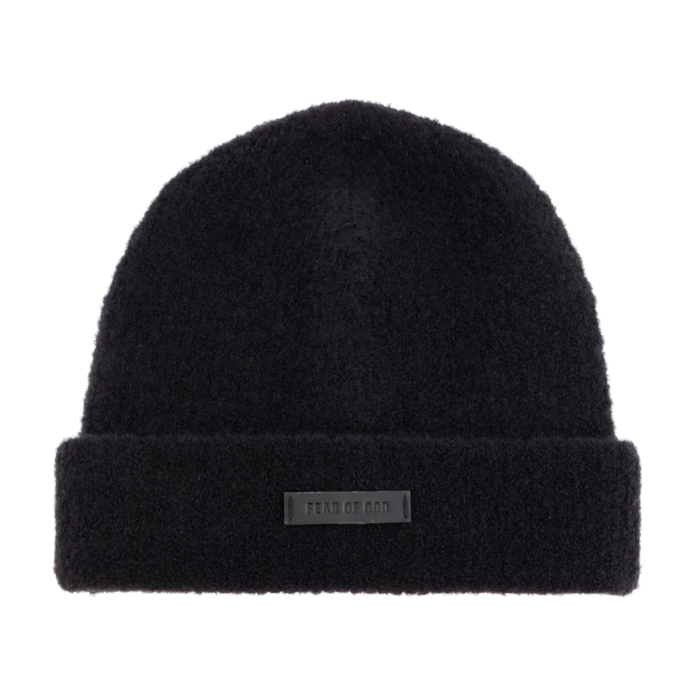 Fear Of God Black Wool Hat - Male - Accessories - One Size - Accessories