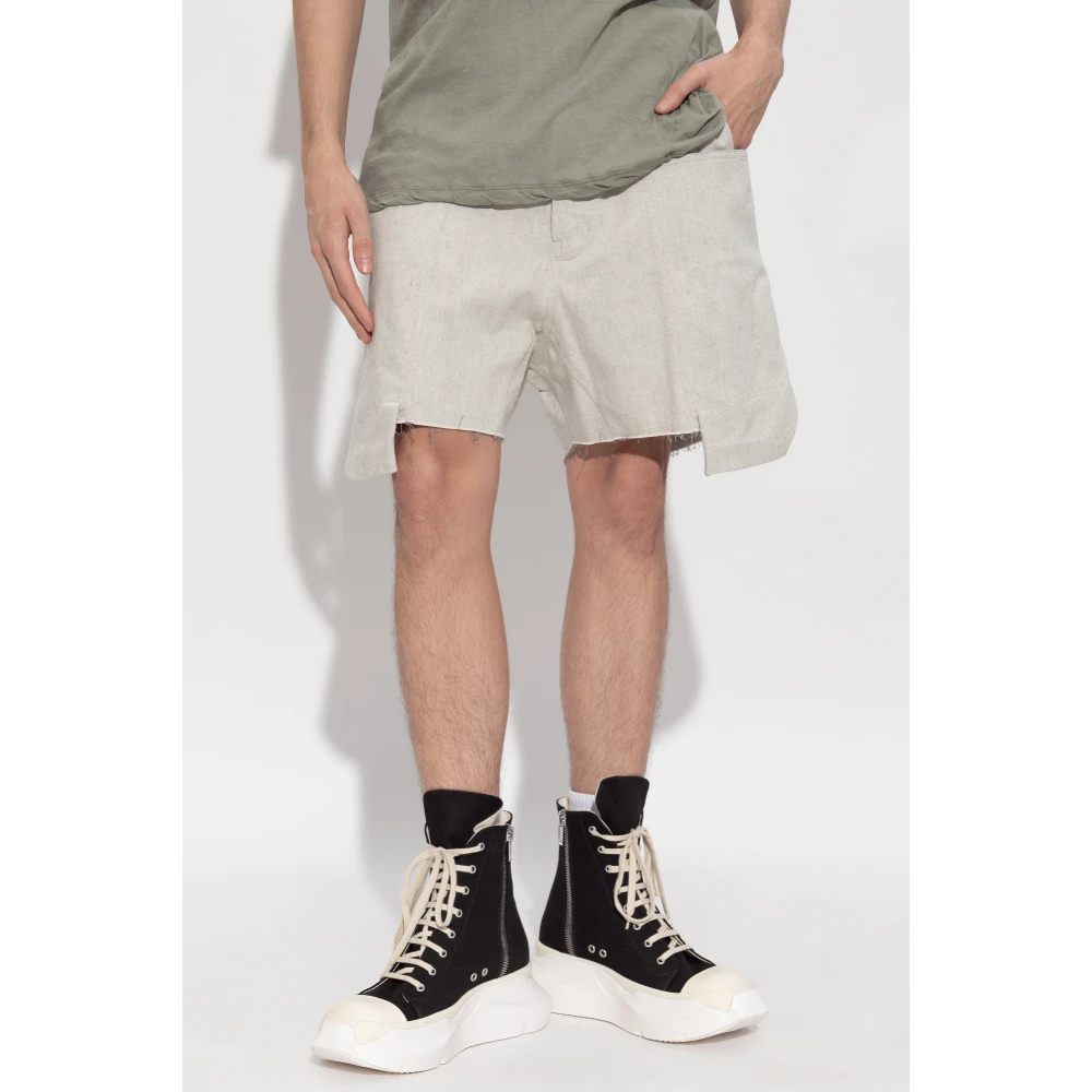 Rick Owens Stefan Shorts Gray Heren