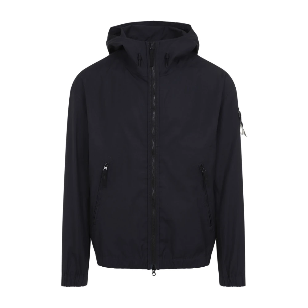Stone Island Blauwe Jas voor Moderne Mannen Blue Heren