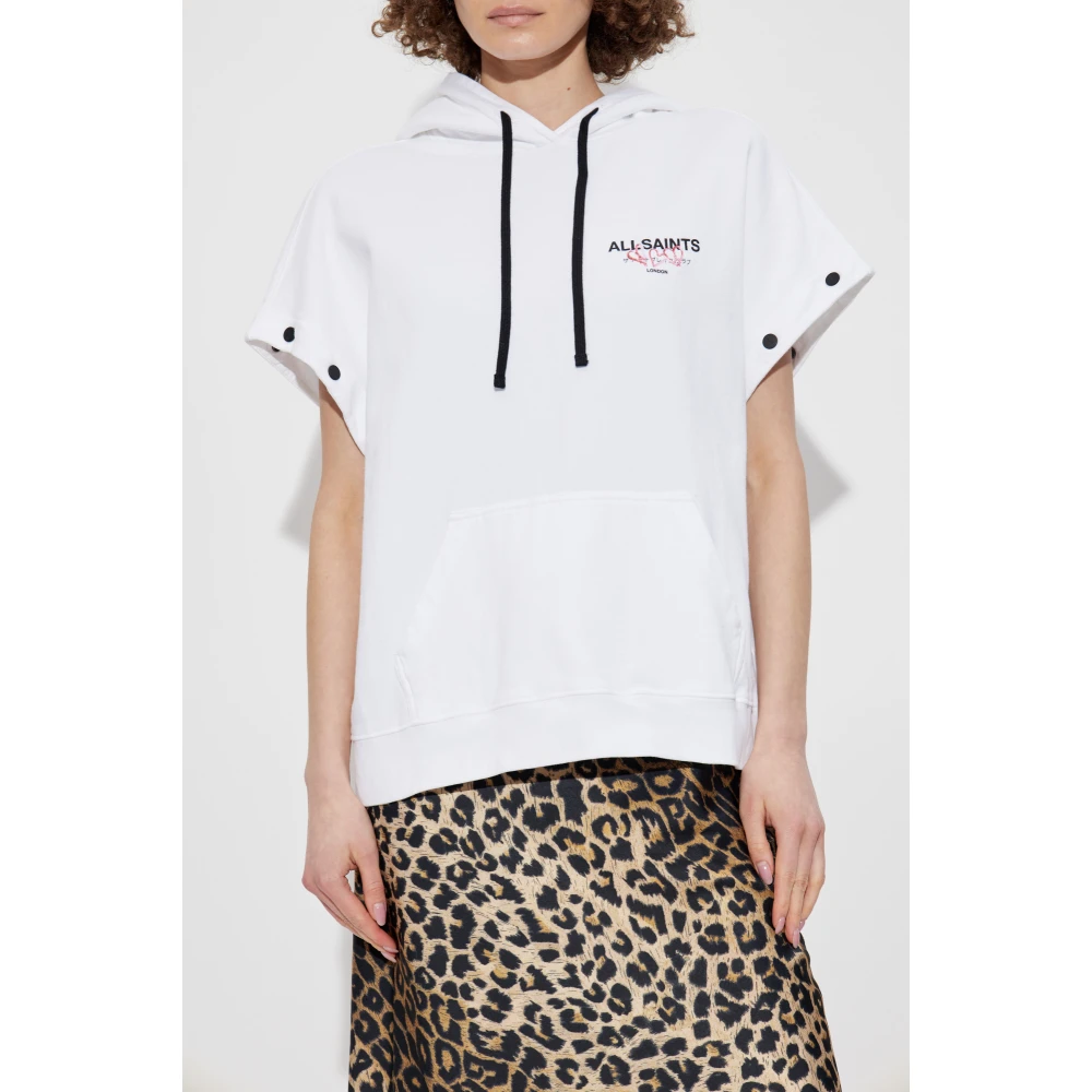 AllSaints Amore Sweatshirt White Dames