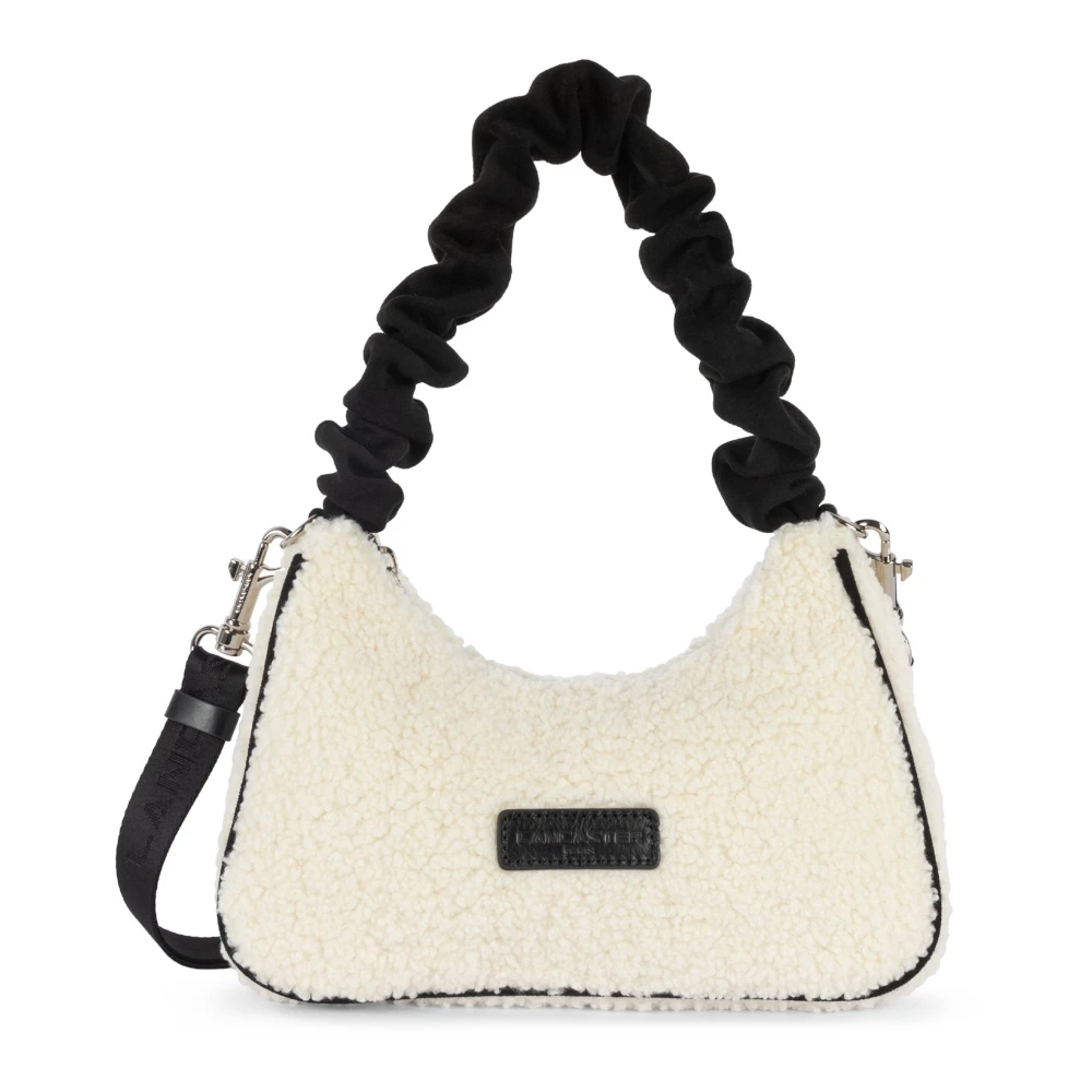 Lancaster Women's White Shoulder Bags, One Size, Sac Trotteur Zippé Polaire Chouchou