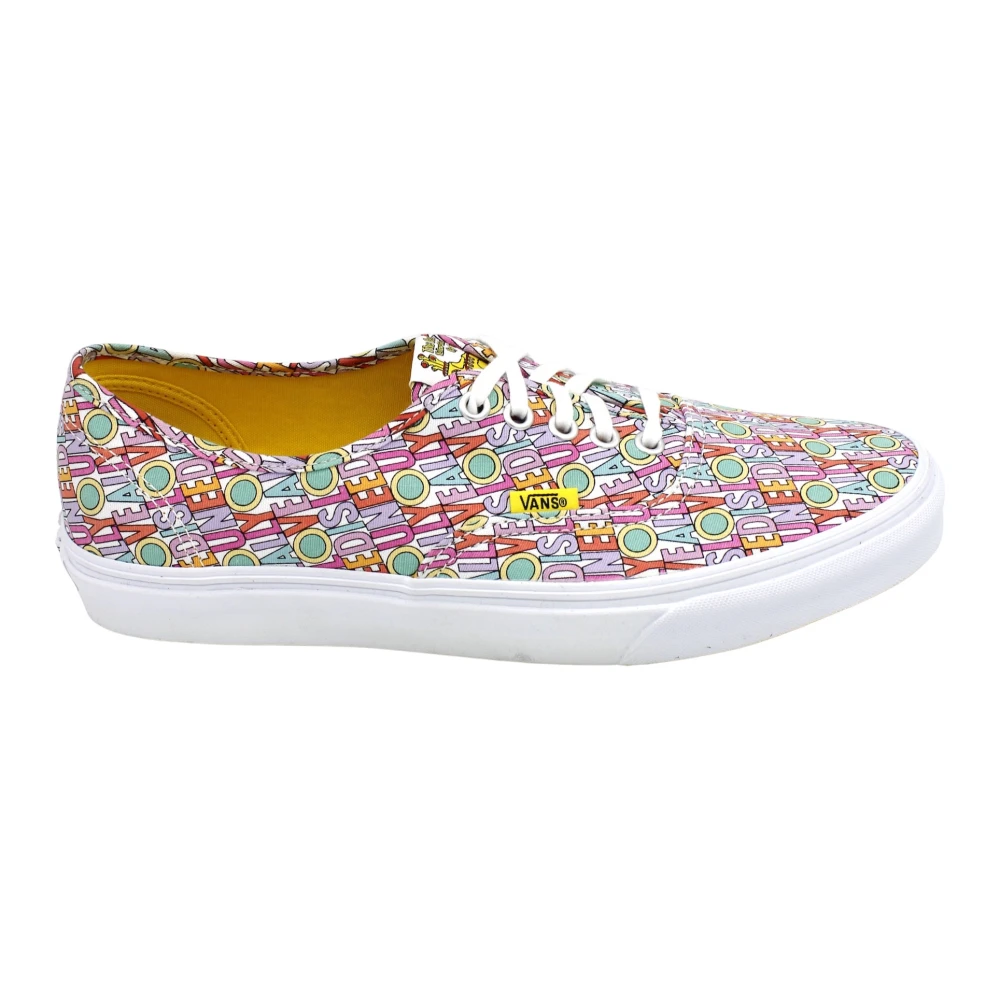 Vans The Beatles Canvas Sneakers Rubberen Zool Dames Schoenen Veelkleurig Multicolor
