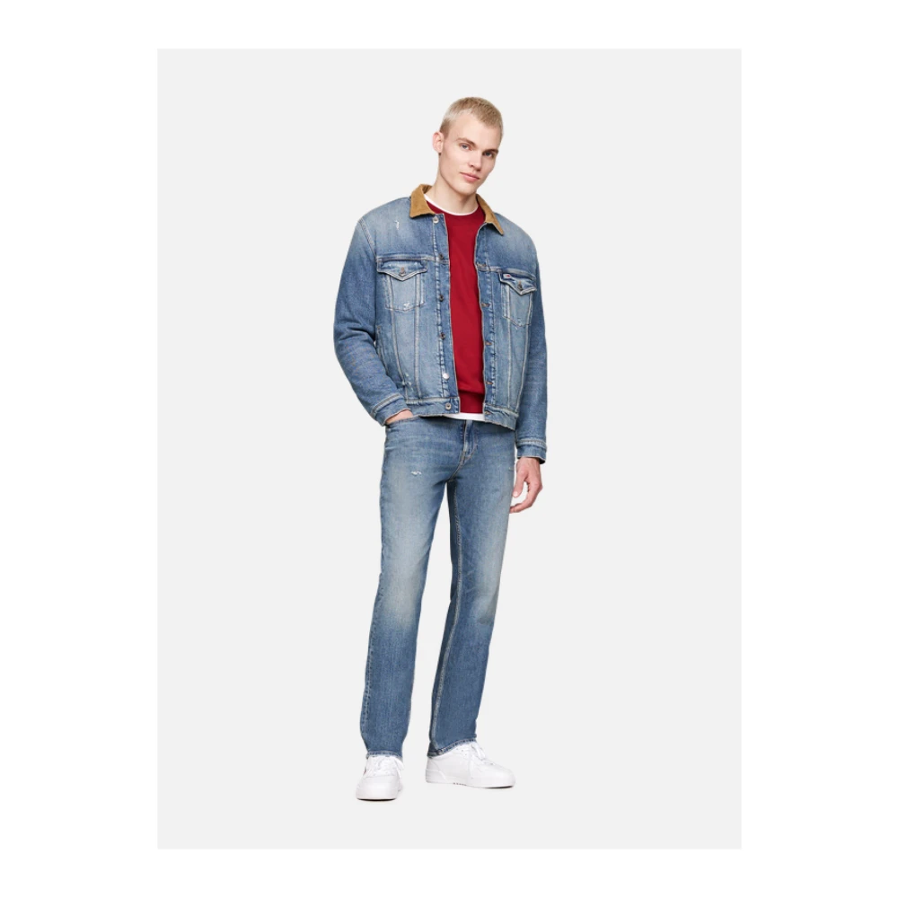 Tommy Jeans Slim katoenen stretch jeans Blauw Blue Heren