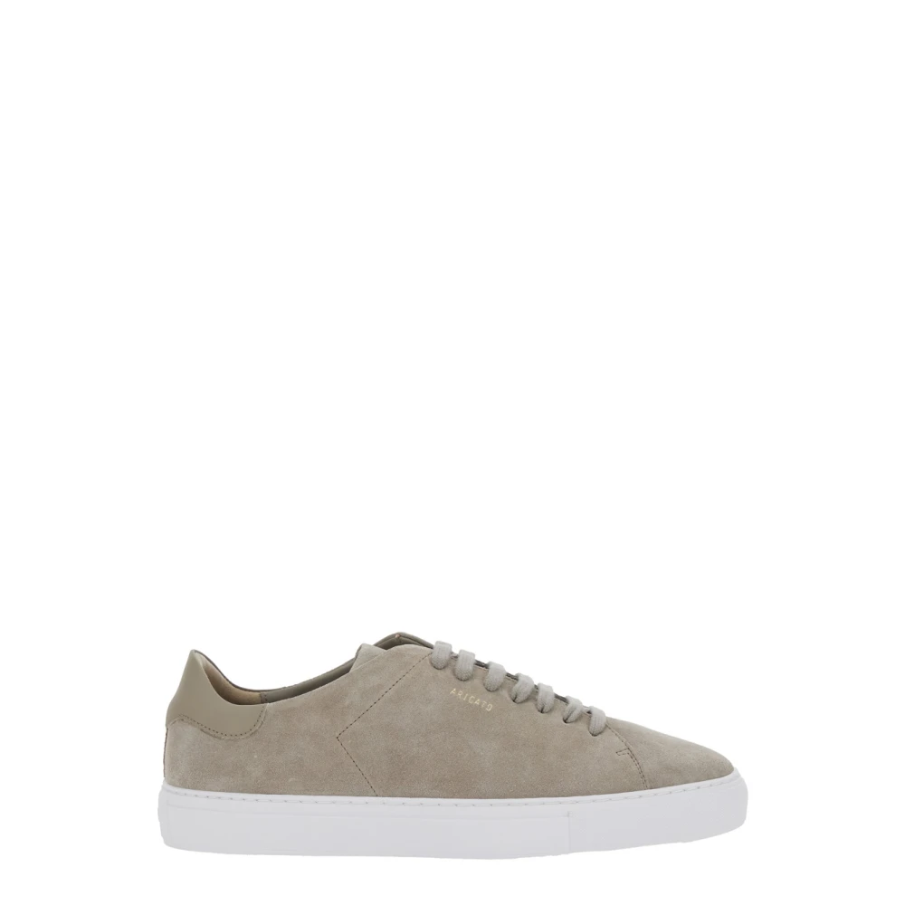 Axel Arigato Clean 90 Beige Sneakers met Zijlogo Beige Heren