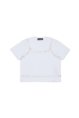 Dsquared2 T-shirt med strass