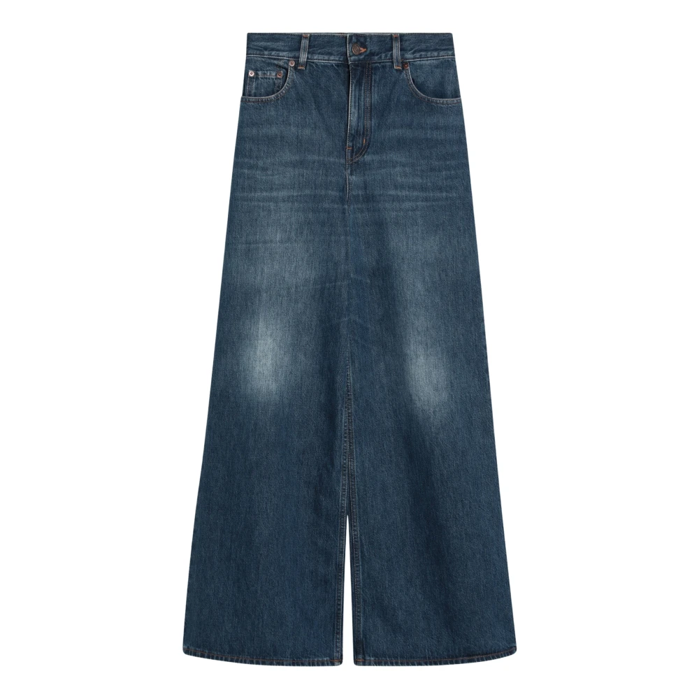 Chloé Regular Fit Denim Jeans Blue Dames