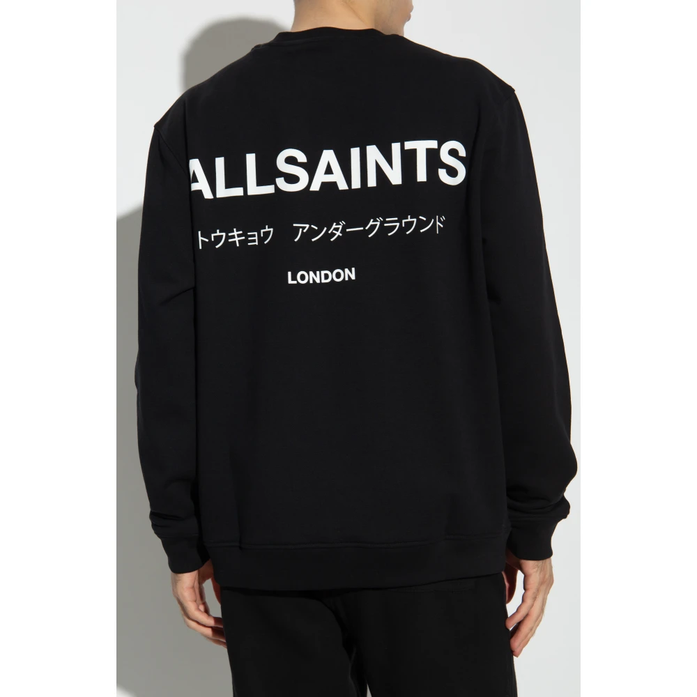 AllSaints Underground Sweatshirt Black Heren