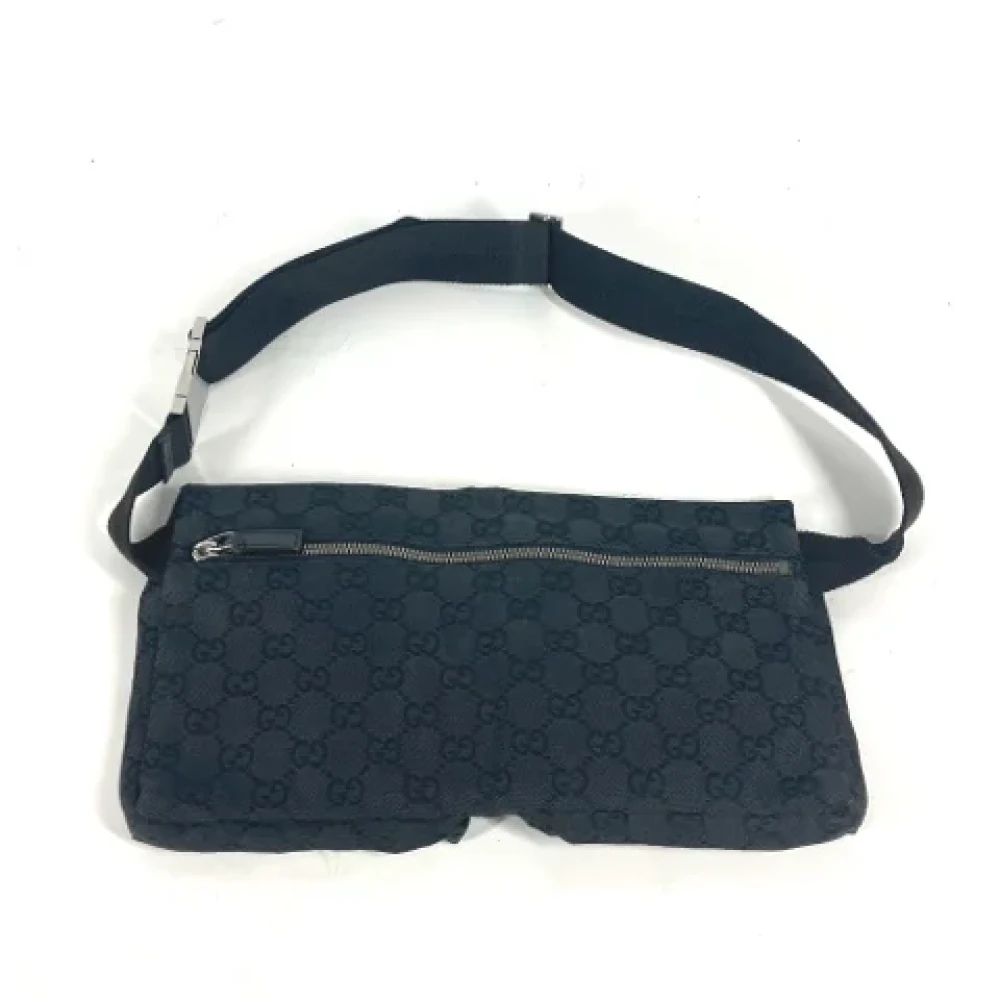 Gucci Vintage Pre-owned Fabric gucci-bags Black Dames
