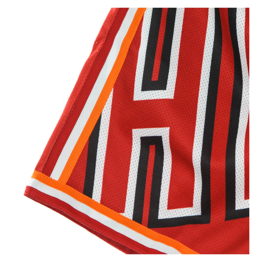 Mitchell & Ness Miami Heat Basketball Shorts Hardwood Classics Red Heren