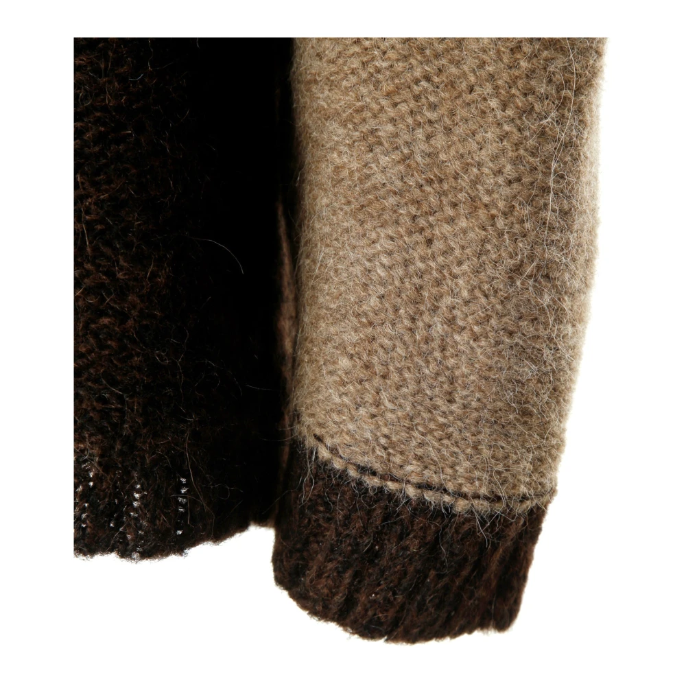 Brain Dead Alpaca Colorblock Gebreide Trui Multicolor Heren