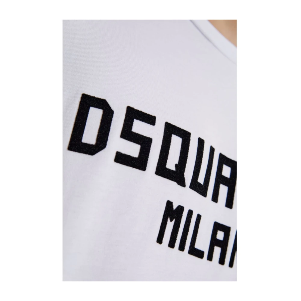 Dsquared2 Heren T-shirts & Polos in Nero White Heren