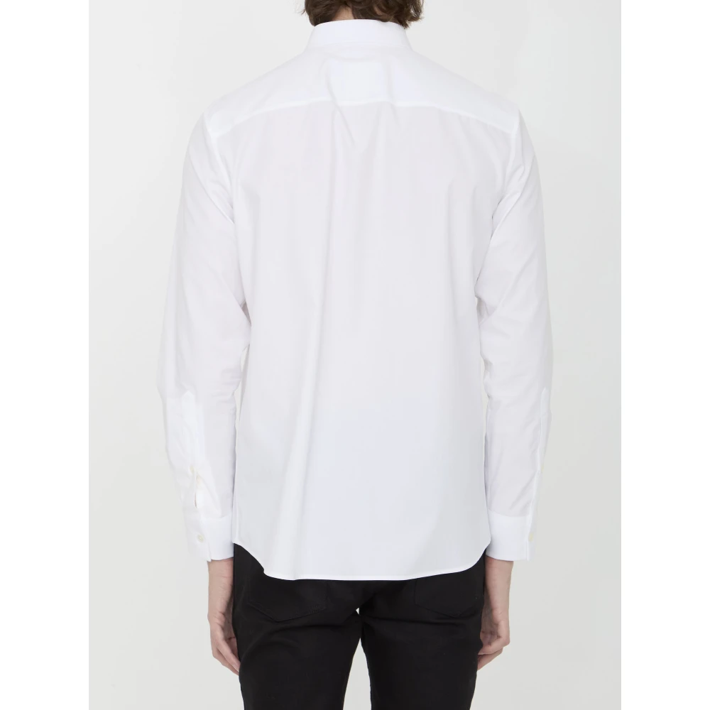 Valentino Garavani Witte Katoenen Overhemd met Rockstud Untitled Studs White Heren