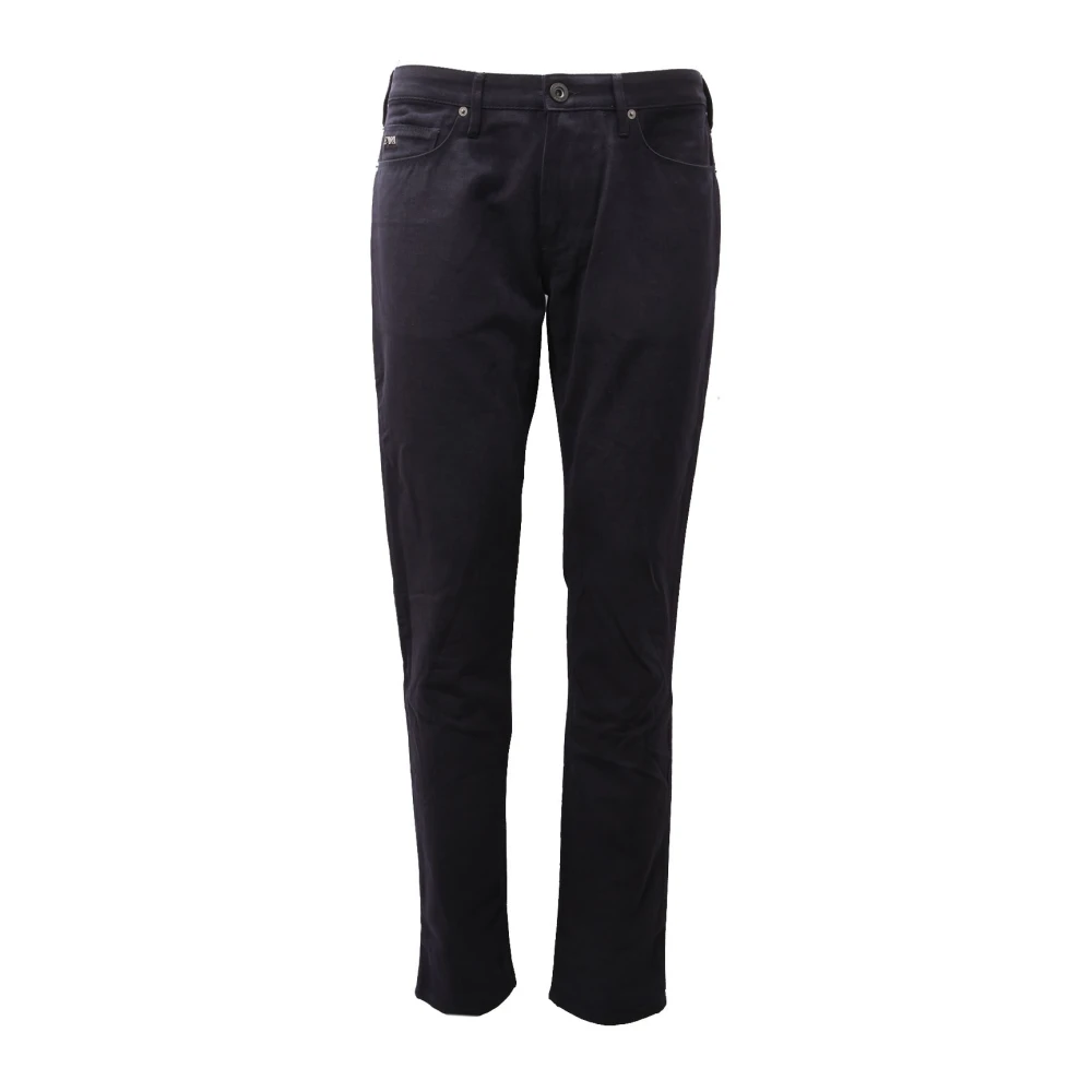 Armani Men's Blue Navy Denim Slim Fit Trouser - Slim Fit Jeans - W28 - Jeans