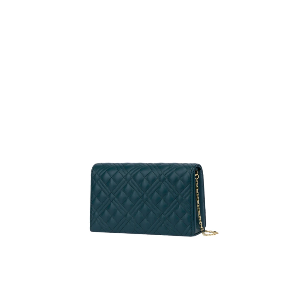 Love Moschino Gewatteerde schoudertas voor vrouwen Green Dames