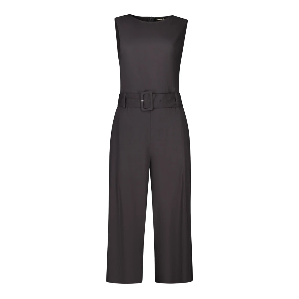 Desigual Long 2-In-1 Jumpsuit - Female - Jumpsuits - Black - M - Jumpsuits & Playsuits