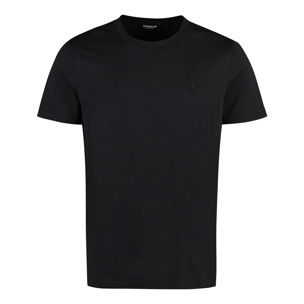 Dondup Men's Black Regular-Fit Crew-Neck T-Shirt