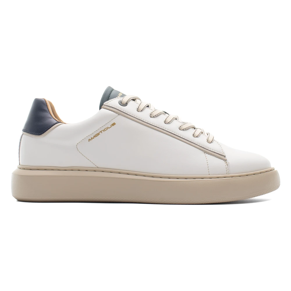 Ambitious Eclipse Stitched Sneaker Heren Schoenen Wit