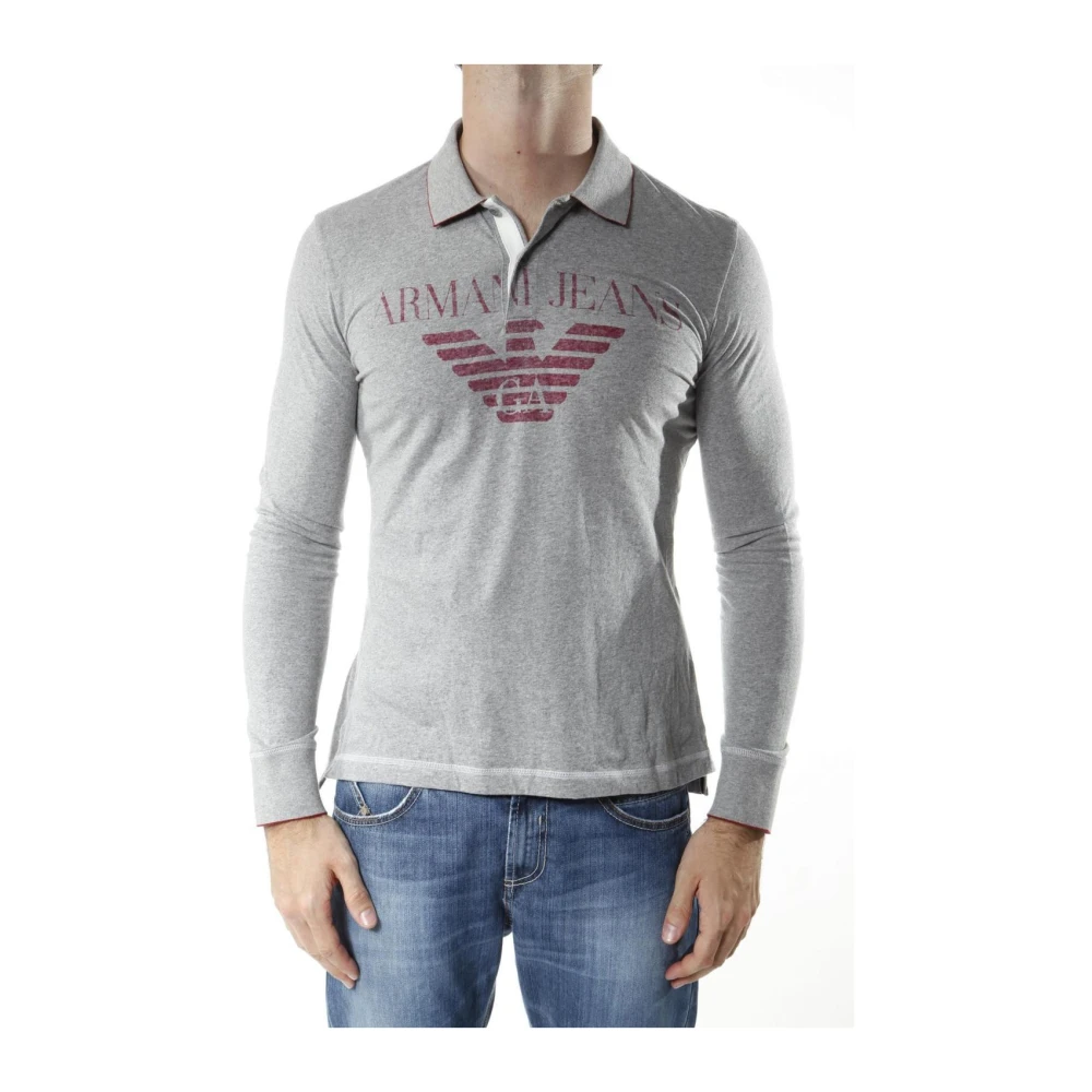 Armani Jeans Men's Gray Polo Shirts, L, Grey Z6m76angrigio Stylish Product