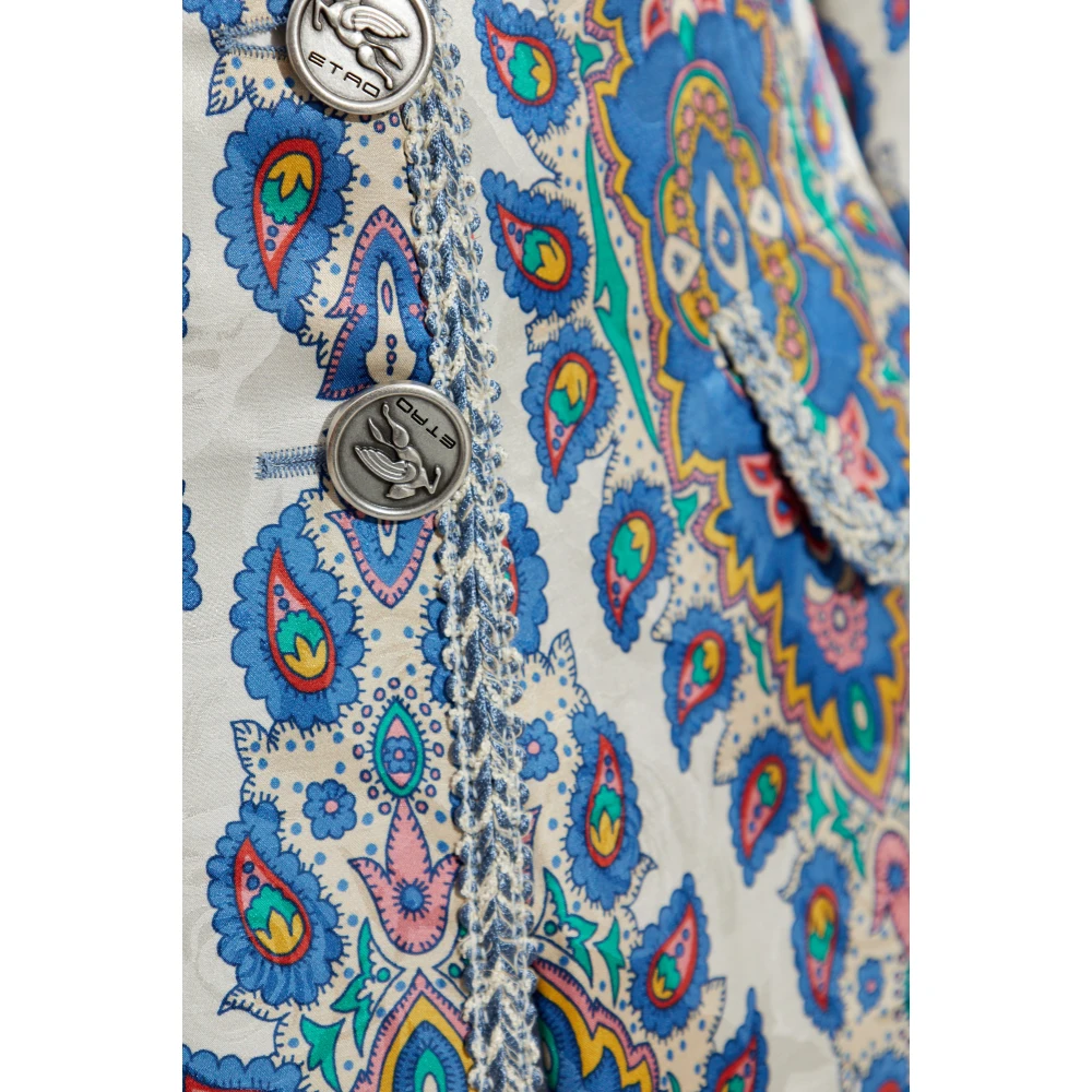 ETRO Gestreepte jas Multicolor Dames