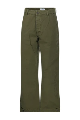 Racing Staff Cotton Gabardine Straight Pant