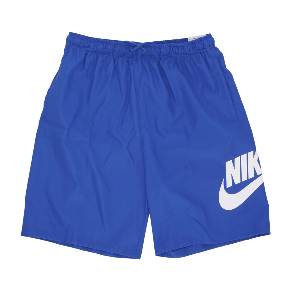 Nike Club Geweven Shorts Spel Royal Wit Blue Heren