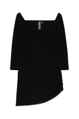 draped-off-shoulder-dress