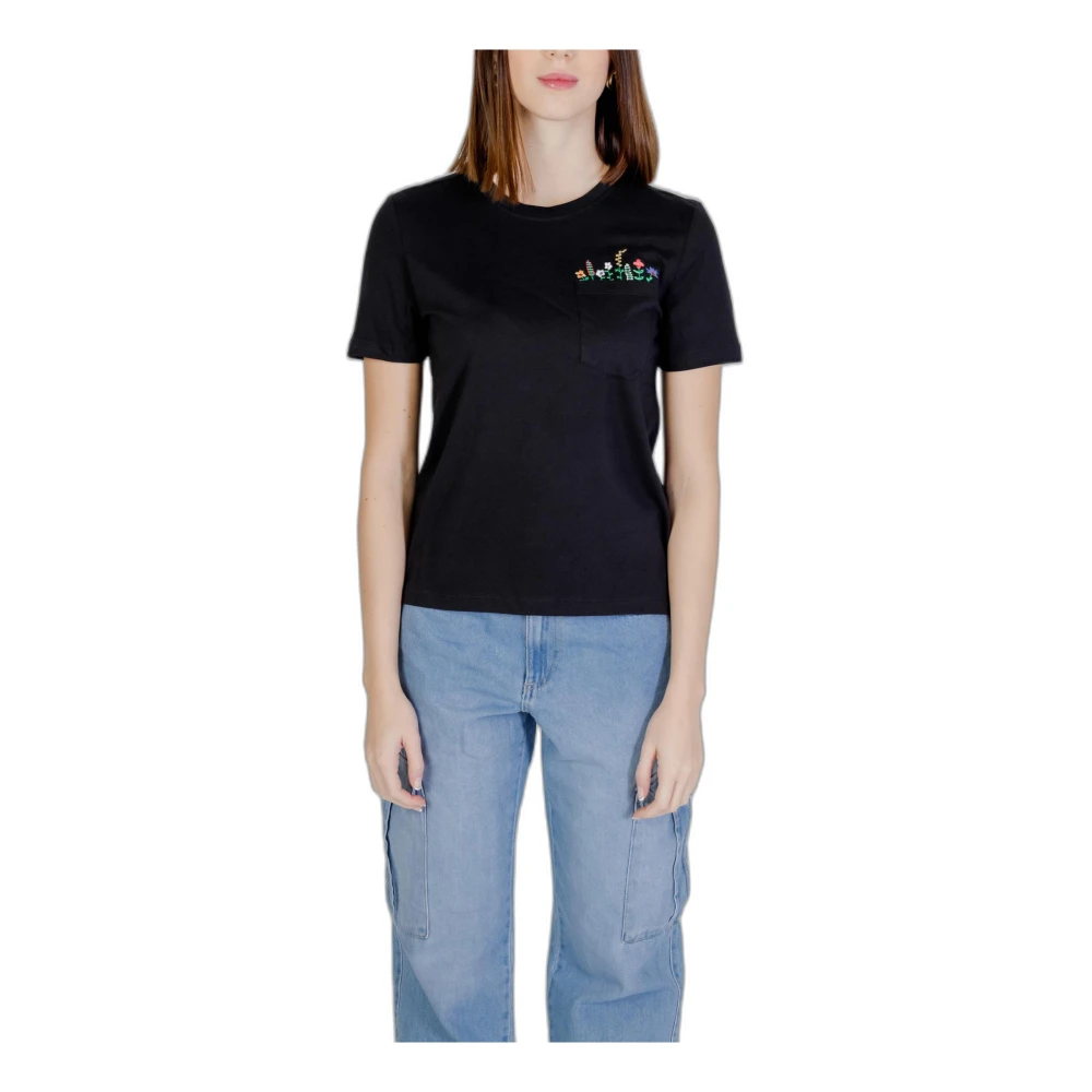 Only T-Shirts Black Dames