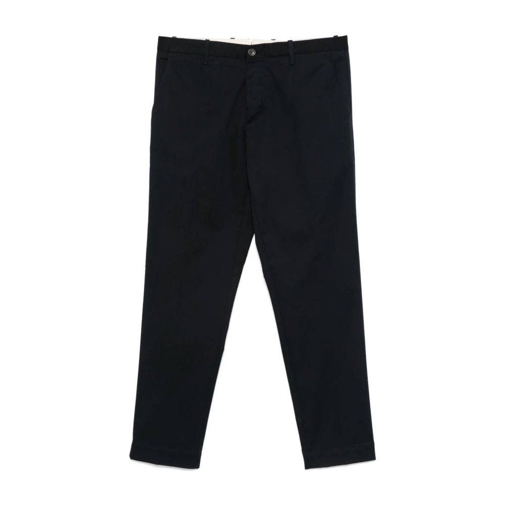 Nine In The Morning Navy Blauwe Stijlvolle Broek Blue Heren