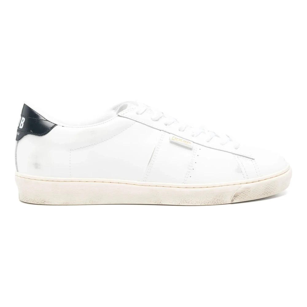 Golden Goose Men's White Sneakers,, Matchstar Low-Top Trainers Size 9 Uk