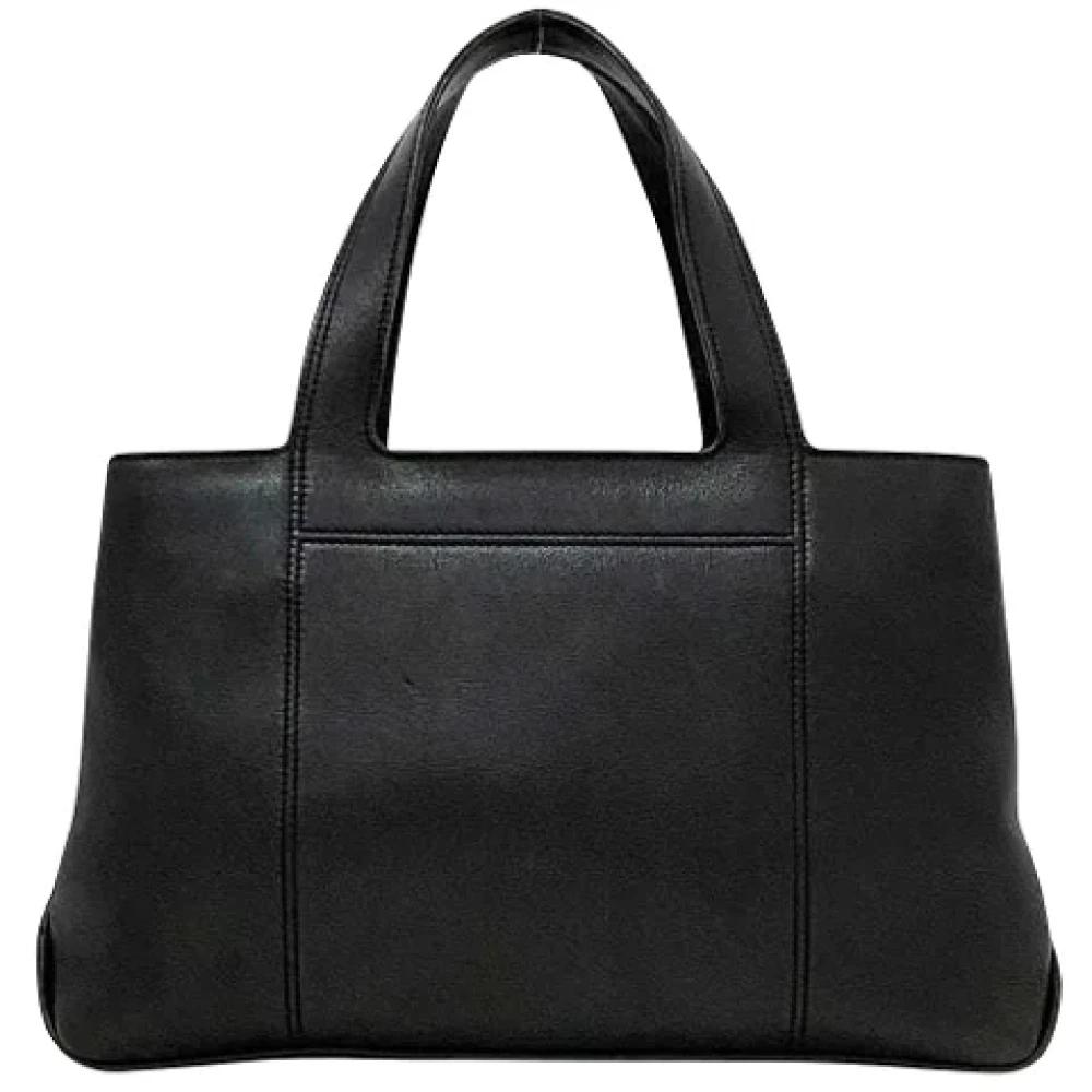 Salvatore Ferragamo Pre-owned Leather handbags Black Dames