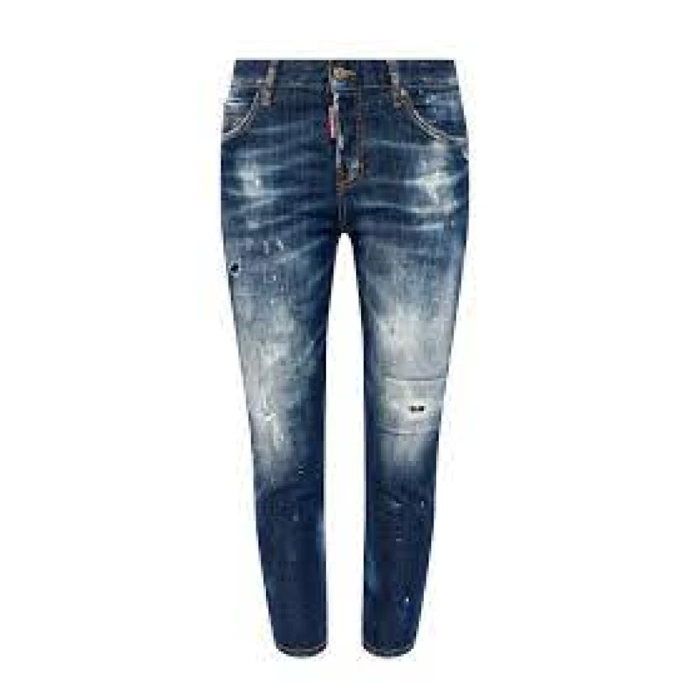 Dsquared2 Klassieke Denim Jeans Blue Dames