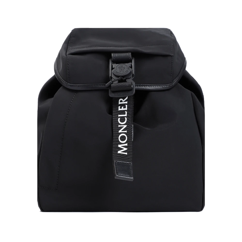 Moncler Zwarte Shopper Rugzak Black Dames