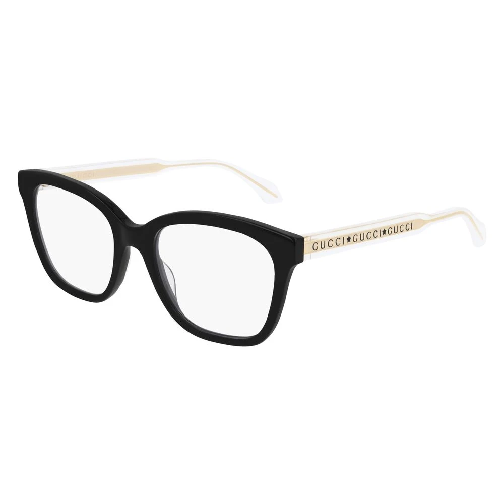 Gucci Women's Black Crystal Transparent Eyeglasses Gg0566on - Glasses - 52 Mm - Accessories