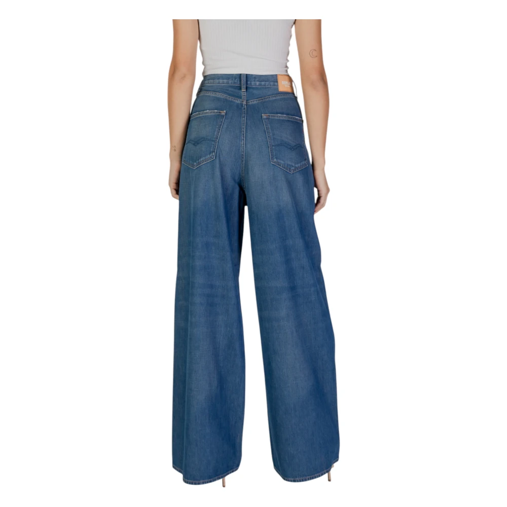 Replay Bootcut en Leg Boots Wide Jeans Blue Dames